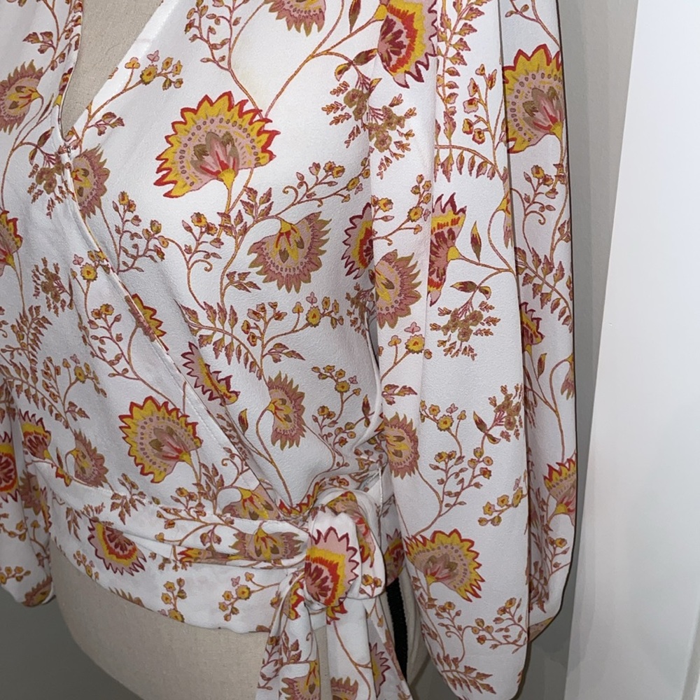 Wrap Front Blouse - Picture 4 of 11